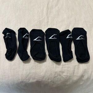 Gymshark Men’s No Show Socks - 3 Pack